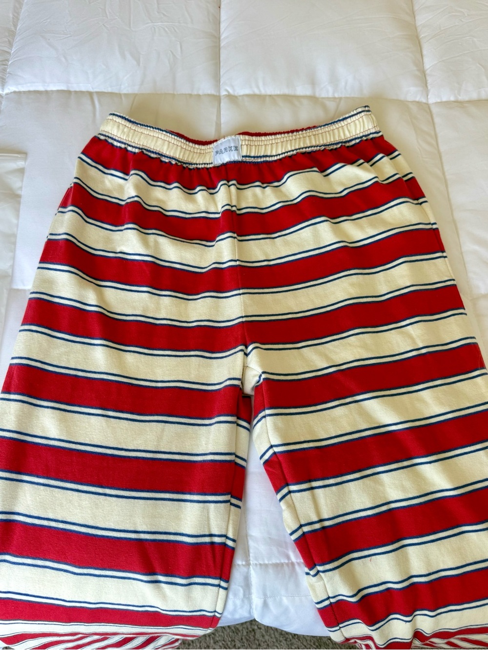 Parke Coastal Cotton Boxer Pants Lighthouse Stripe - Picture 4 of 6
